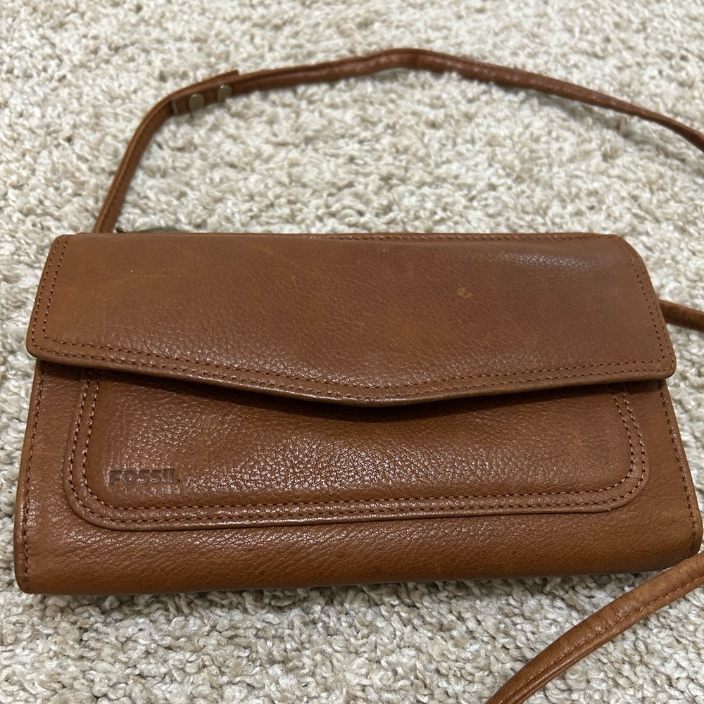 Fossil Wallet on a String Crossbody (Vintage)